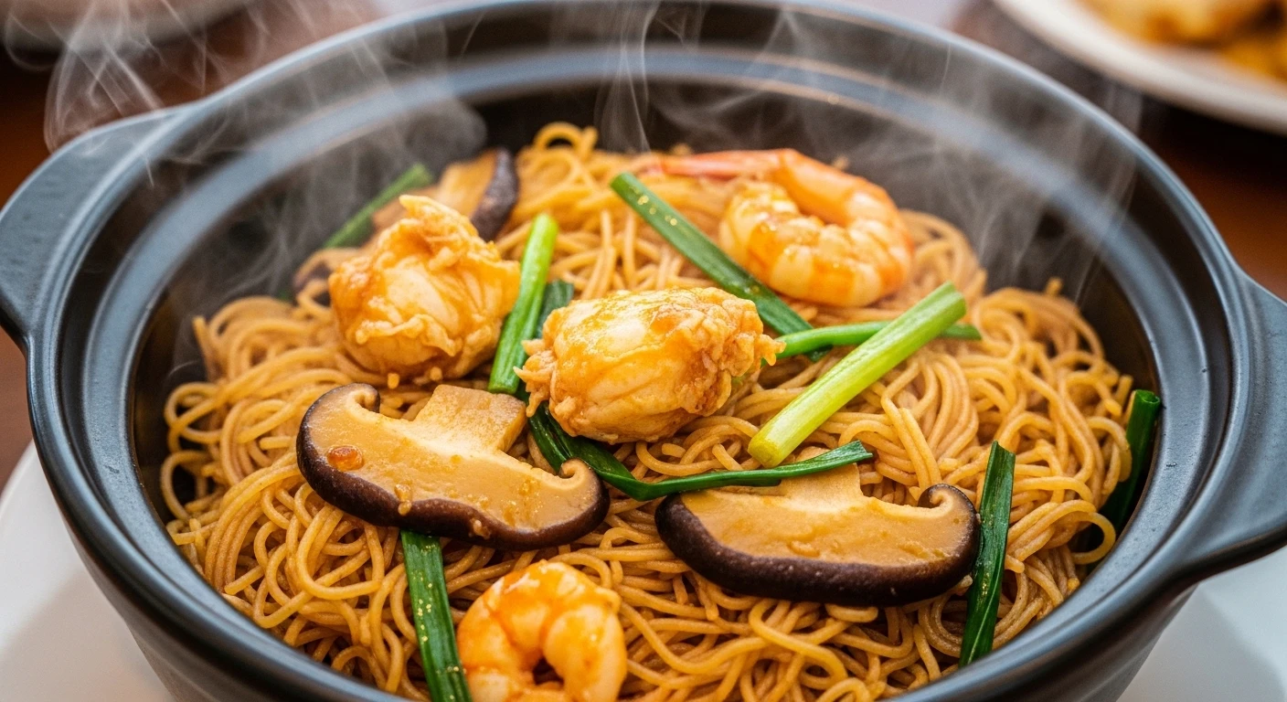 Miến Ghẹ Xào Tay Cầm Đậm Vị