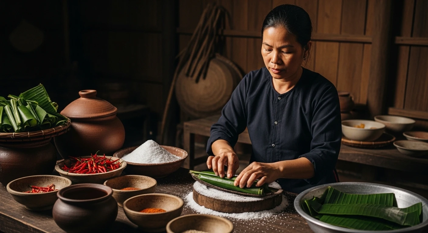 Quy trình ủ mắm ba khía