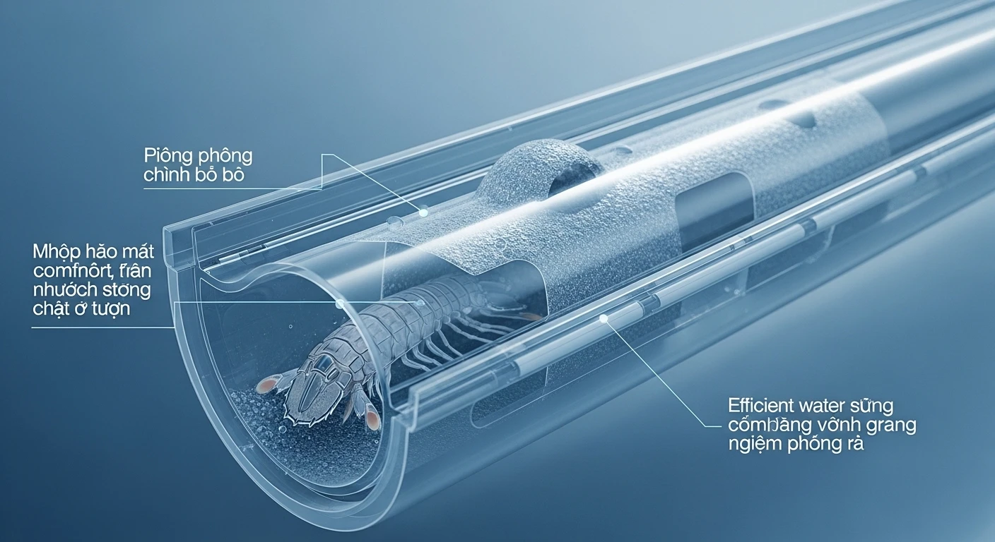 Chi tiết cấu tạo lồng nhựa nuôi bề bề