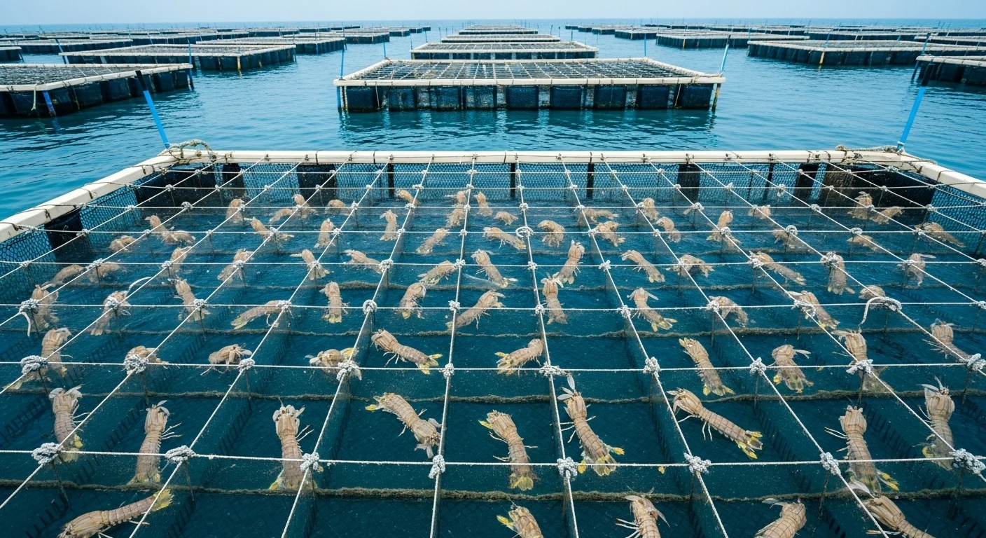 Bể nuôi bề bề trong lồng nhựa từng ô riêng biệt