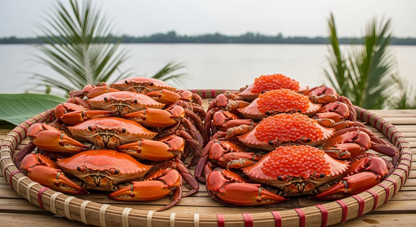 Cua Năm Căn và Cua Đầm Dơi Cà Mau