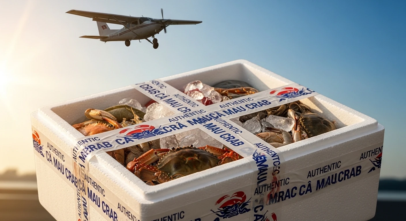 Vận chuyển cua sống từ Sài Gòn ra Hà Nội