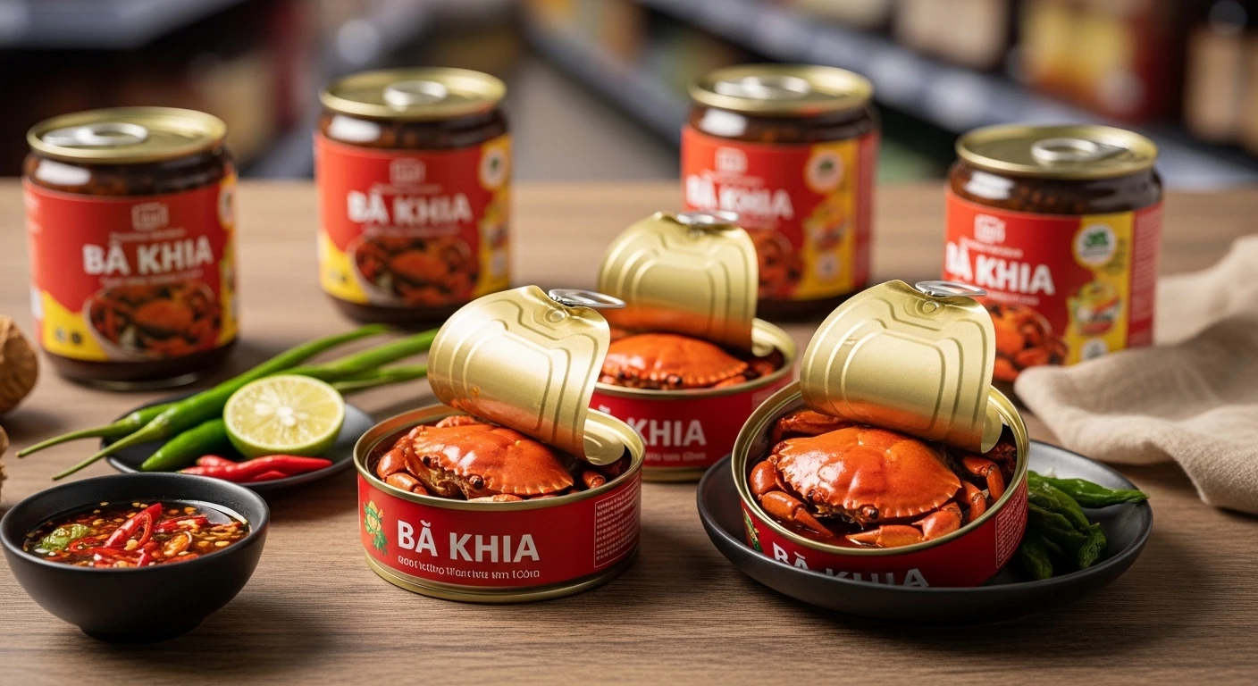 Canned Ba Khia ready for export