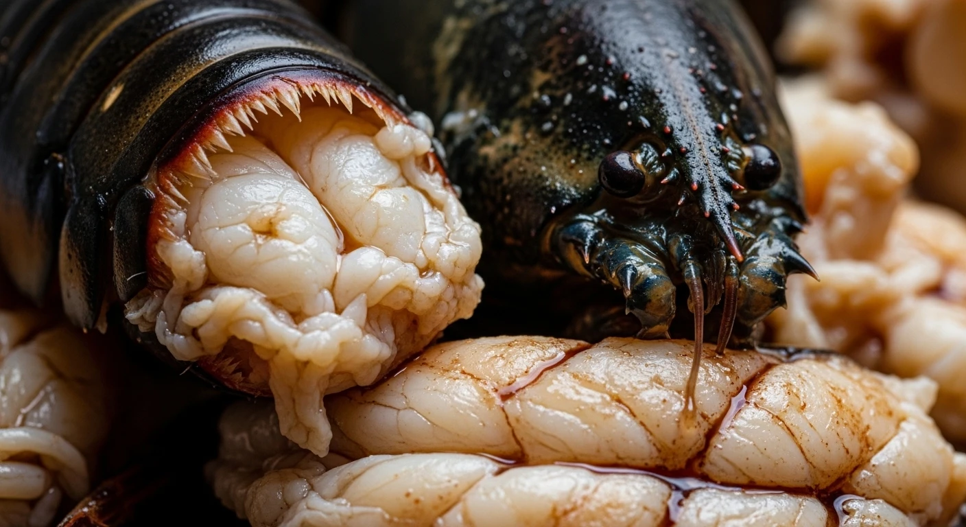 Tôm hùm ngộp giao tới khách hàng với chất lượng tệ hại - đầu đen, thịt bở