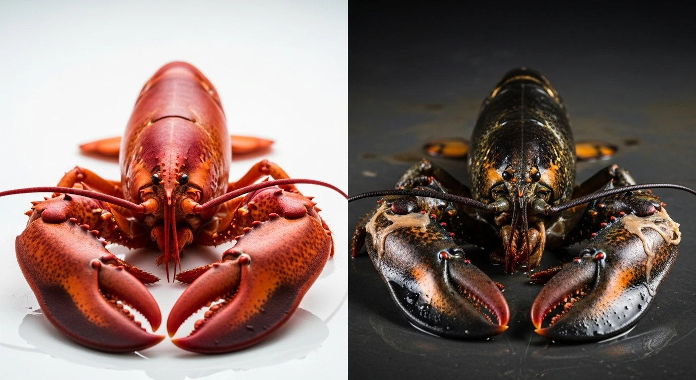 So sánh tôm hùm tươi sống và tôm hùm ngộp