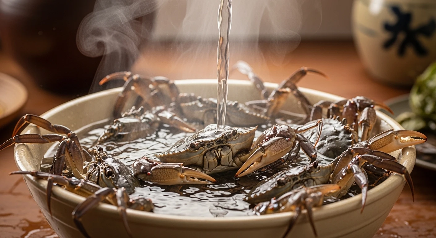 Ba khía tươi sống được sơ chế sạch sẽ