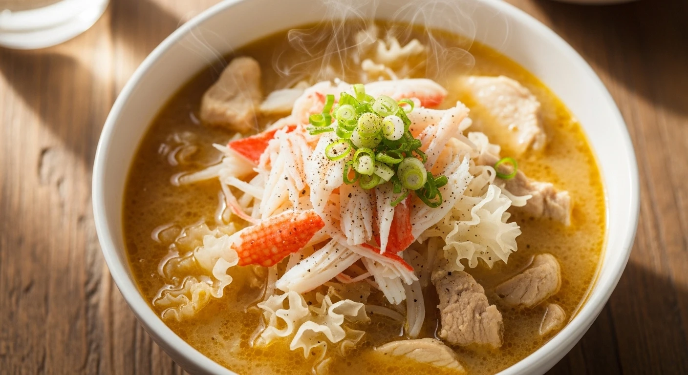 Súp Ghẹ Nấm Tuyết Nhĩ Nấu Gà Bồi Bổ Mẹ Bầu An Thai