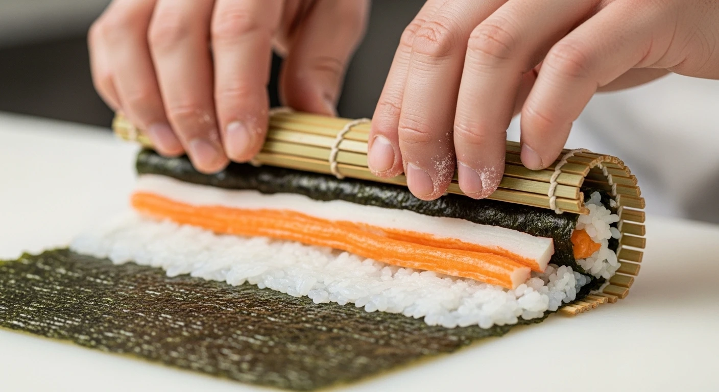 Cuộn sushi cua rong biển