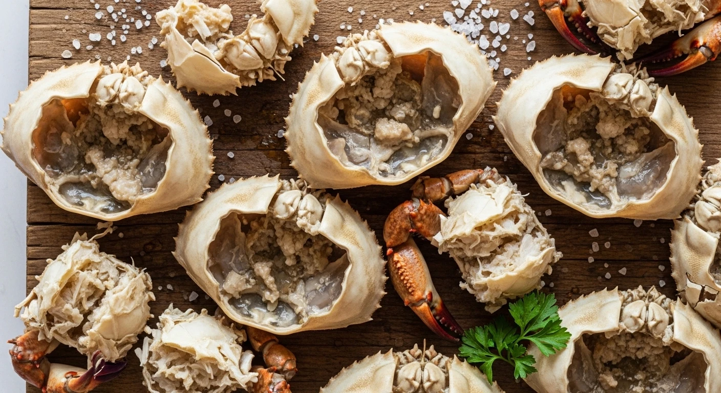 Mai cua biển tươi ngon được chế biến hấp dẫn