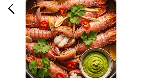 Bề Bề Hấp Sả Gừng Chấm Mù Tạt