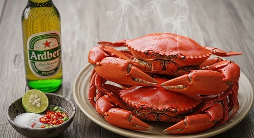 Drinking Ice Cold Beer with Crab: A Recipe for Stomach Cramps?