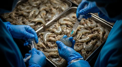 Phanh Phui Đường Dây Bơm Thạch Rau Câu (Agar) Vào Tôm Sú Sống Kiếm Lời Tiền Tỷ