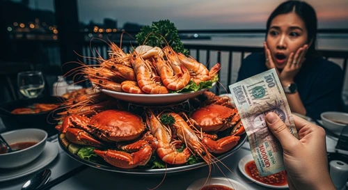 Loạt Quán Nhậu Ven Biển Vũng Tàu Bị Khách Du Lịch Bóc Phốt Chặt Chém Giá Ghẹ