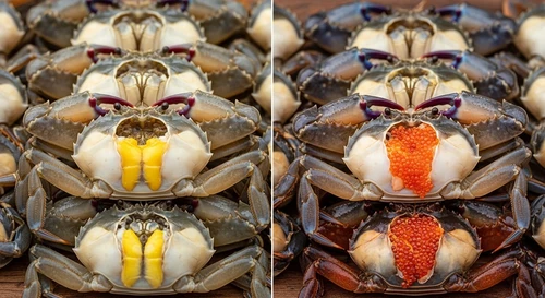 Phân Biệt Ba Khía Thịt Và Ba Khía Gạch Nhờ Quan Sát Màu Sắc Mu