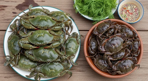 So Sánh Hàm Lượng Canxi Trong Ghẹ Xanh Và Cua Đồng