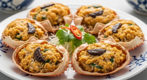 Chả Ghẹ Hấp Mai Nguyên Bản