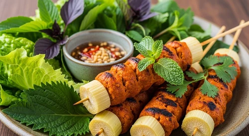 Chao Tom: Central Vietnam's Grilled Shrimp Paste on Sugarcane