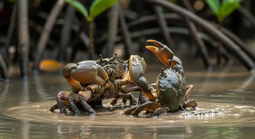 The Mating Dance of Crabs