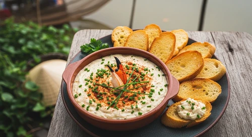 Crab Dip with Toast