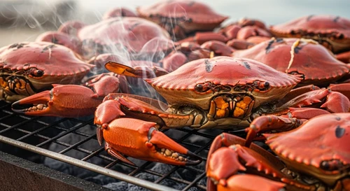 Cua Nướng Mọi Than Hoa: Giữ Trọn Vị Ngọt Nguyên Bản Của Biển Cả