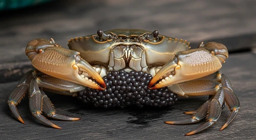Is it Safe to Eat a Female Crab with External Eggs on Her Abdomen?