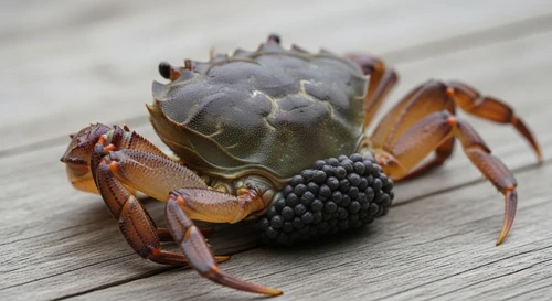 Ghẹ Cái Đang Ôm Trứng Nổi Lên Từng Mảng Ở Đuôi Ăn Có Được Không?