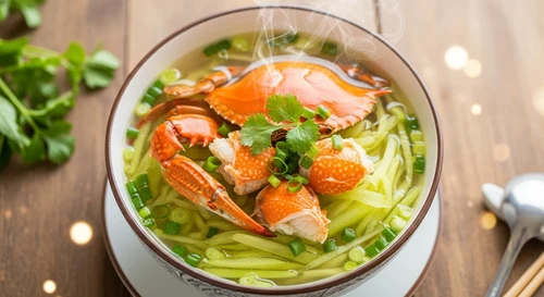 Ghẹ Nấu Canh Bầu Thanh Mát