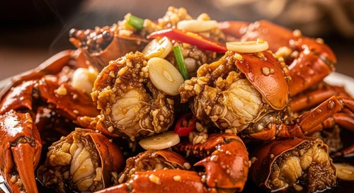 Ghẹ Rim Nước Mắm Đường Tỏi