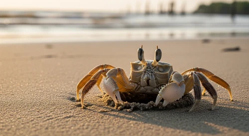 Ghost Crabs: The Invisible Runners
