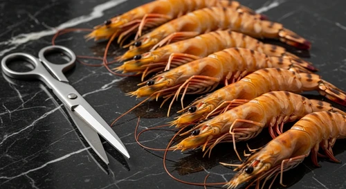 Bí Kíp Lột Vỏ Tôm Sú Sống Siêu Nhanh Bằng Kéo Chuyên Dụng Dành Cho Nhà Hàng