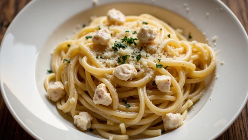 Mì Ý Sốt Kem Cua (Crab Fettuccine Alfredo): Đổi Vị Cuối Tuần Sang Chảnh