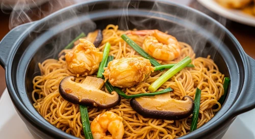 Miến Ghẹ Xào Tay Cầm Đậm Vị