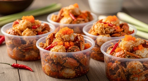 Office Workers Build Side Hustles Selling Pre-Mixed Salted Crabs