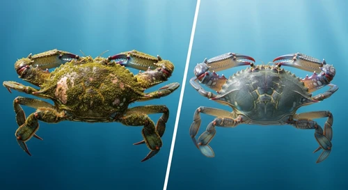 Phân Biệt Cua Biển Tự Nhiên (Bắt Lưới) Và Cua Nuôi Quảng Canh