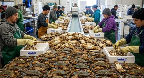 Quy Trình Đóng Gói Cua Dây 0 Trọng Lượng Đạt Chuẩn Xuất Khẩu