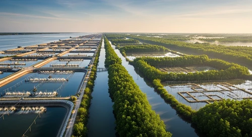 The Shift from Intensive to Extensive Shrimp Farming