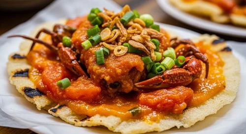 Sốt Ba Khía Cà Chua Bằm Chấm Bánh Tráng Nướng: Combo Ăn Vặt Gây Bão