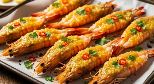 Tôm Càng Xanh Xào Bơ Tỏi Đút Lò