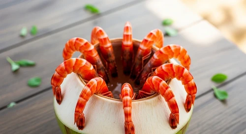 Tôm Sú Cà Mau Hấp Trái Dừa Tươi: Đặc Sản Miền Tây Chinh Phục Mọi Thực Khách