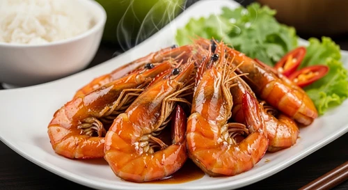 Tôm Thẻ Rim Mặn Ngọt Bằng Nước Dừa Tươi Đưa Cơm Ngày Mưa