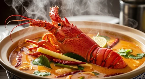 Thai Spicy & Sour Tom Yum Lobster Hotpot