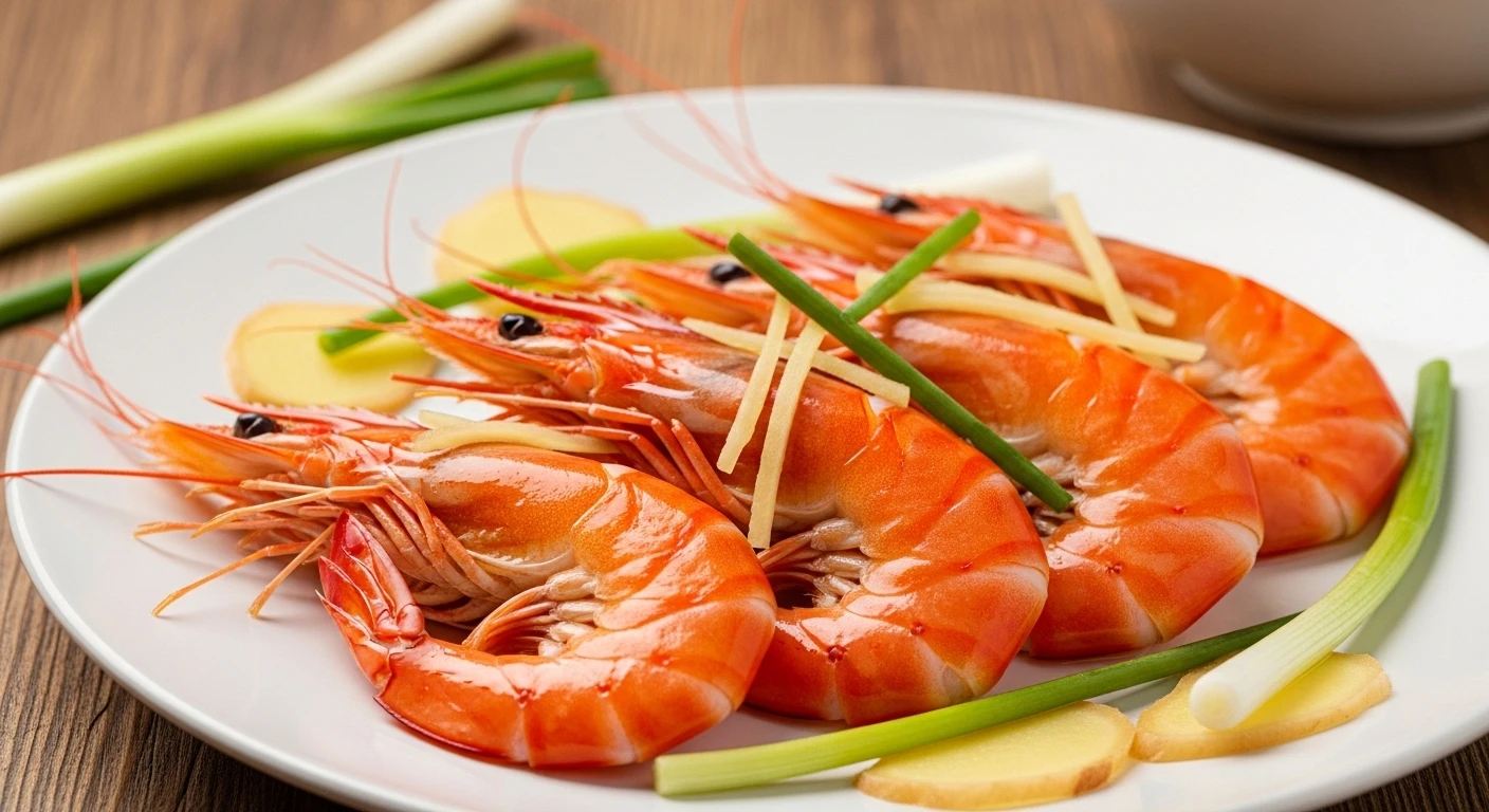 Tôm Càng Hấp Bia Gừng Nhâm Nhi