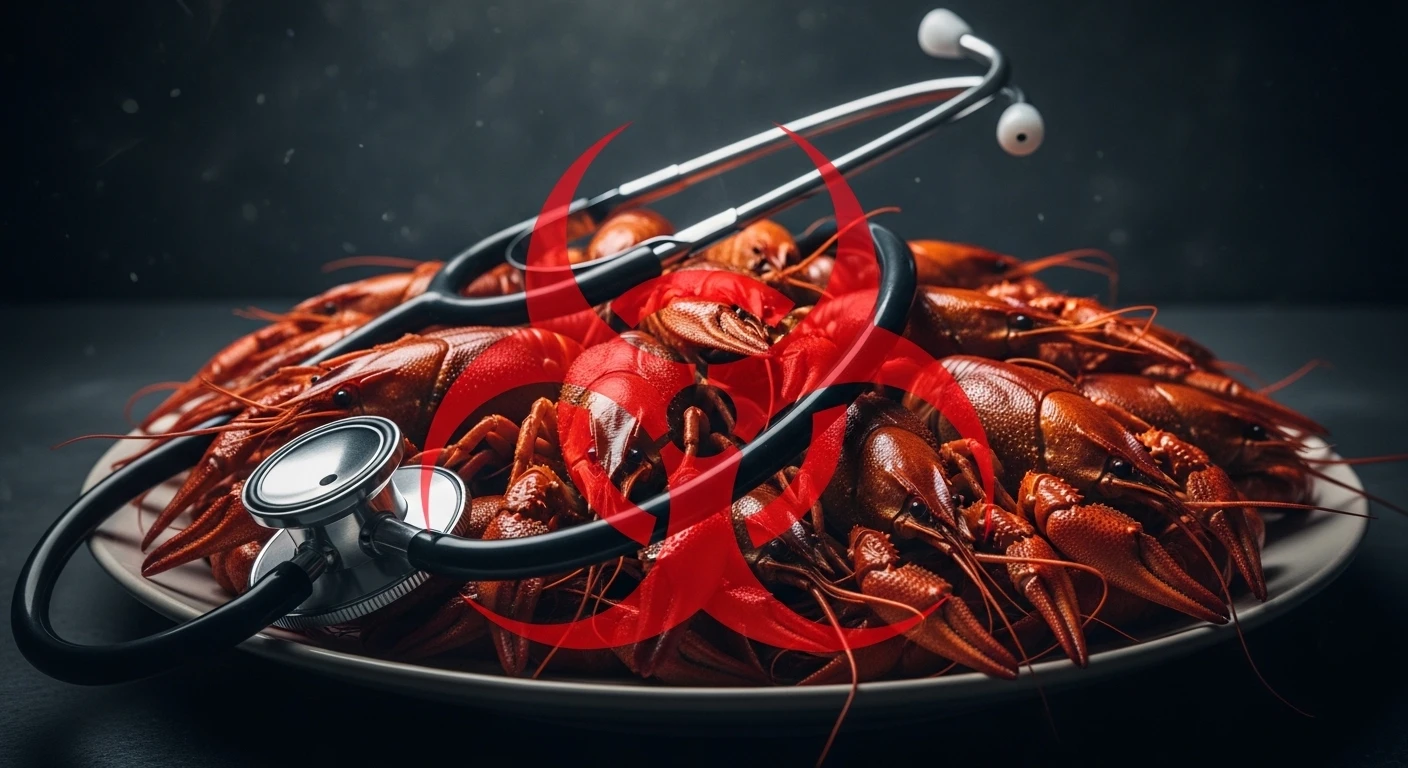 Cảnh báo về nguy cơ sức khỏe khi ăn tôm hùm đất