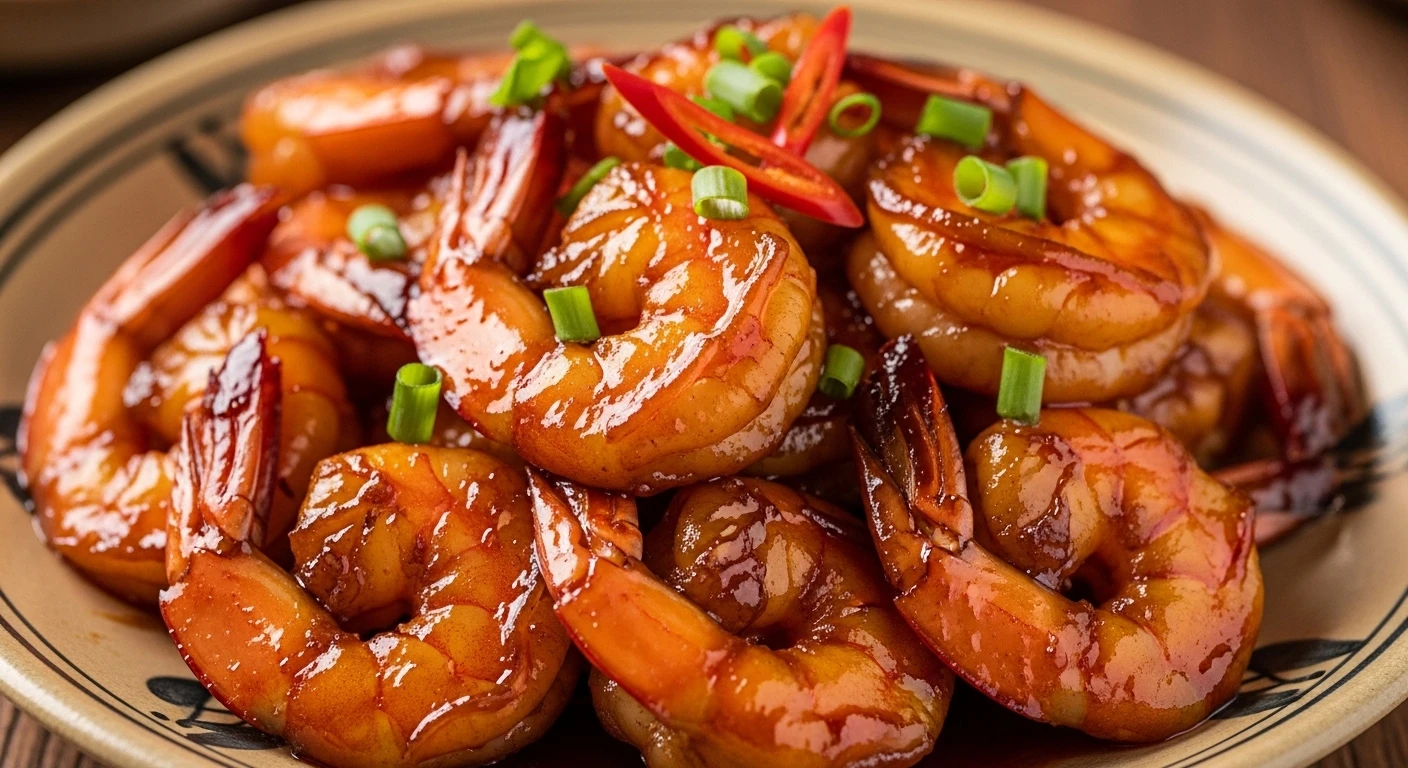 Tôm thẻ rim mặn ngọt thơm ngon