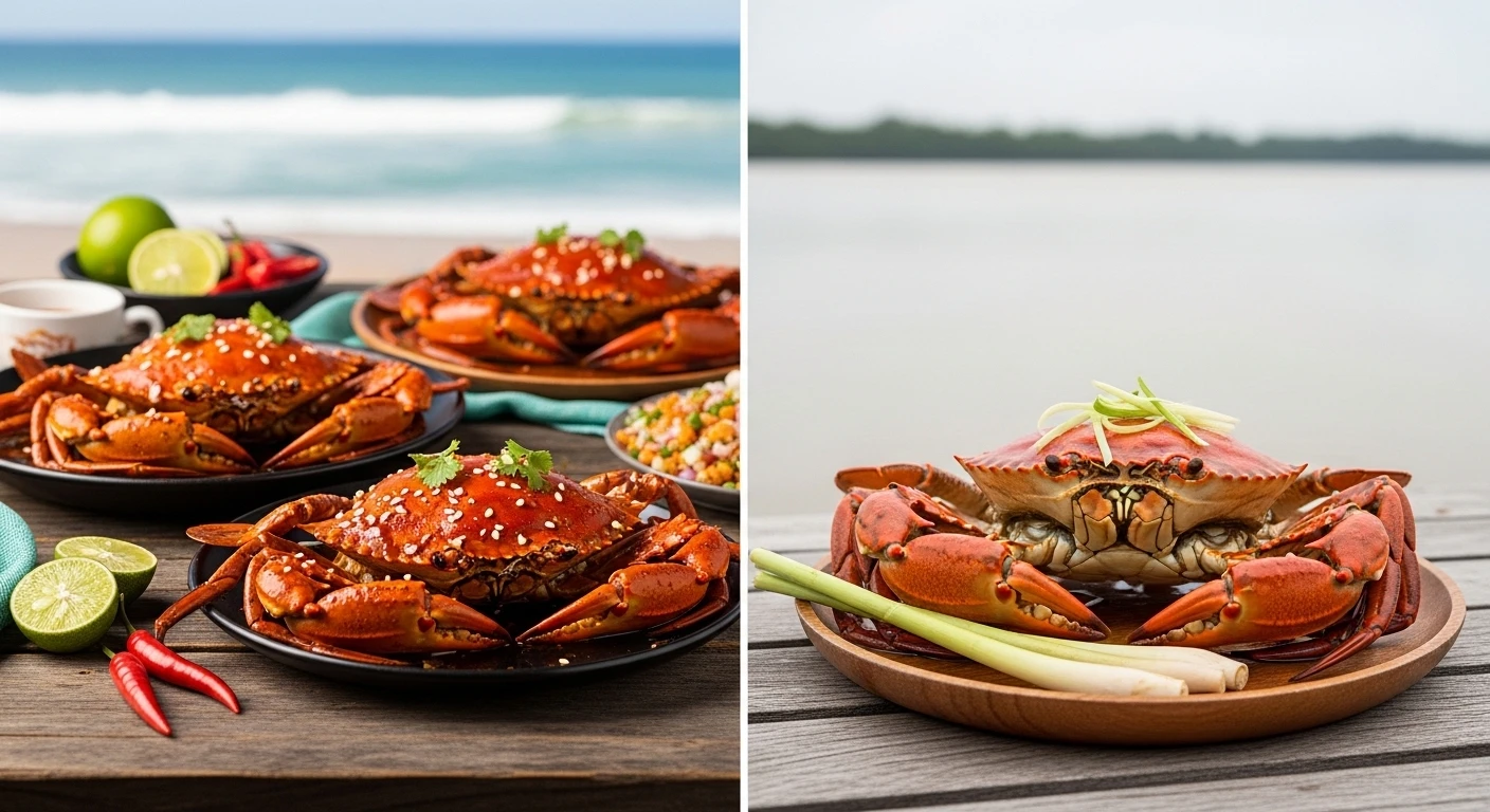 Vietnam Crab vs Mexican Crab: Coastal Heat, Street Flavor, and Delta Sweetness