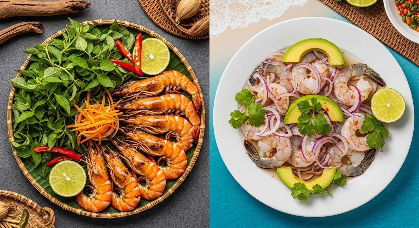 Vietnam Shrimp vs Ecuadorian Shrimp: Export Giants with Very Different Tastes of Place