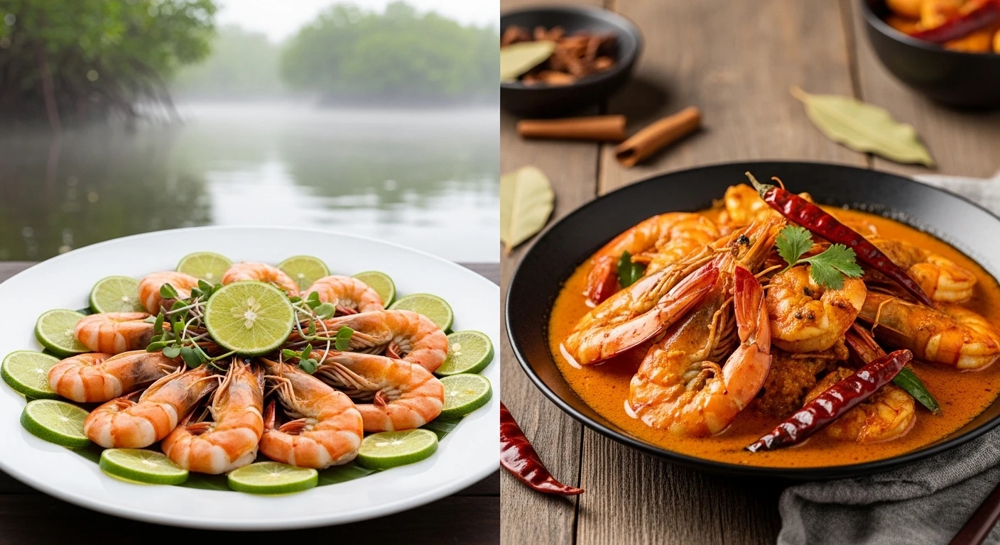 Vietnam Shrimp vs Indian Shrimp: Mekong Delta Elegance vs Spice Coast Boldness