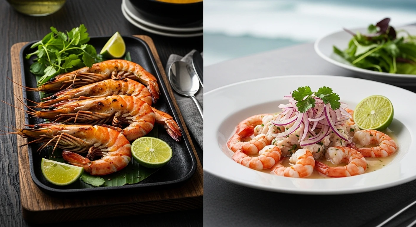 Vietnam Shrimp vs Peruvian Shrimp: Citrus Brilliance vs Delta Depth
