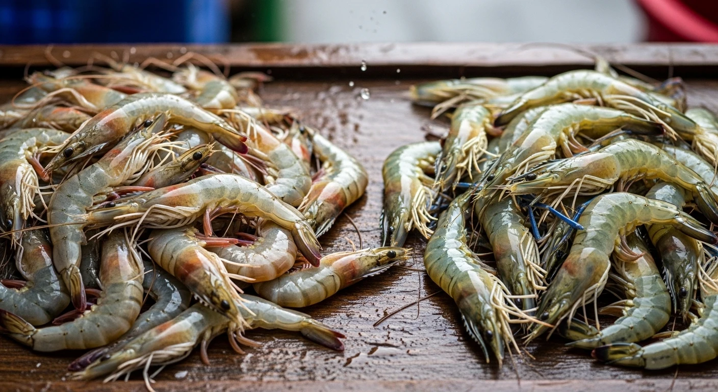 Differentiating Whiteleg Shrimp from Wild Banana Shrimp (Tom He)