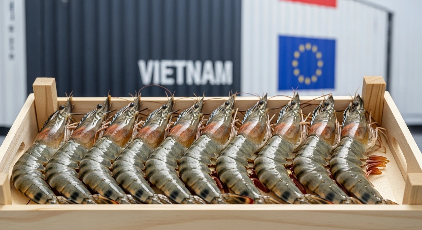 Tôm sú Việt Nam chất lượng cao sẵn sàng xuất khẩu sang thị trường EU